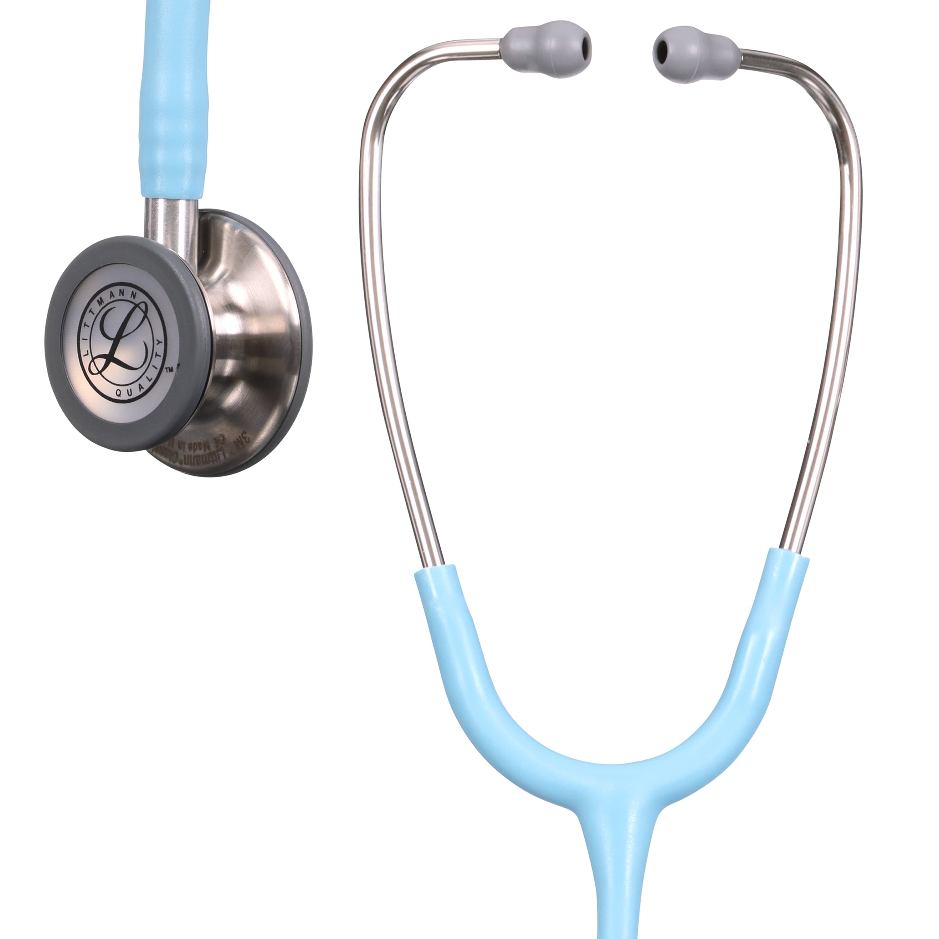 Estetoscópio novo com acabamento acetinado - Azul Celeste
